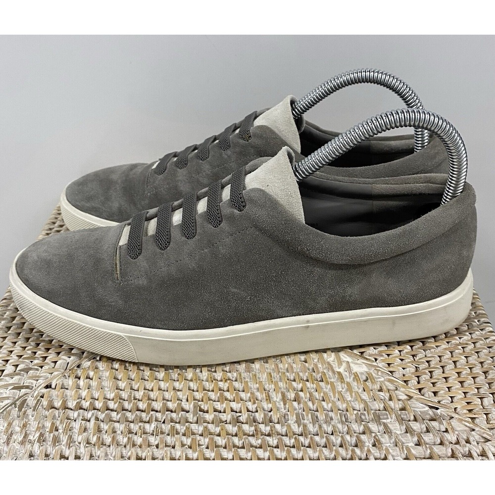 Vince Women's Low Top Suede Leather No Tie Slip On Sneakers Grey‎ Size 8.5 M